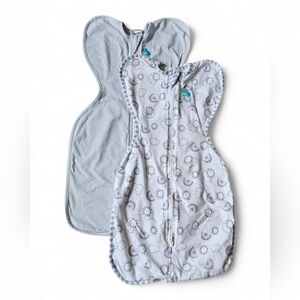 Love to Dream Gray and White Sleep Sacks